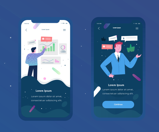 User Interface (UI) design guidelines for a mobile app